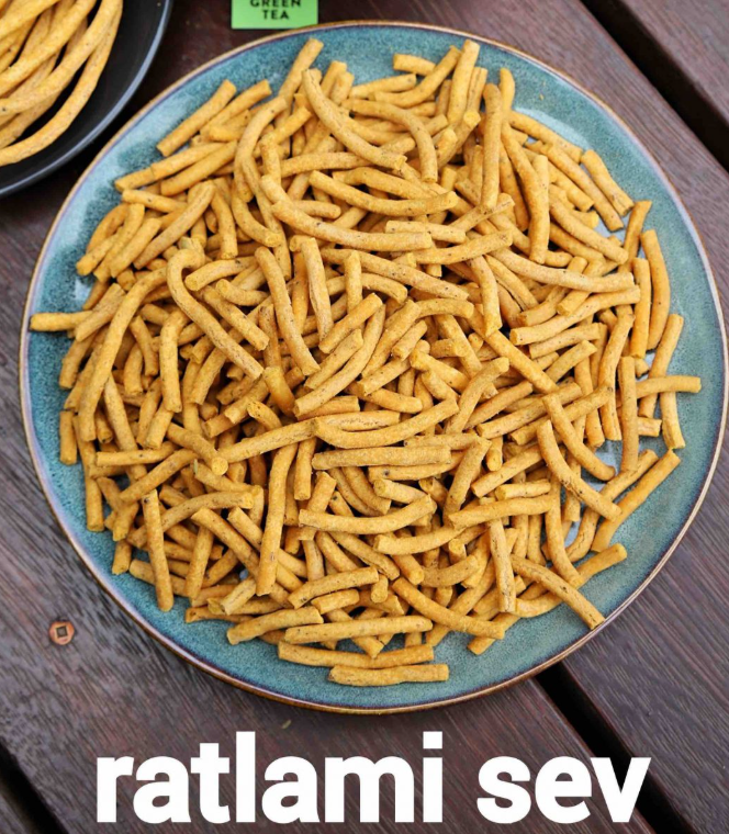 Crunchybite Ratlami Sev Namkeen - Spicy Crispy Handmade - 250g