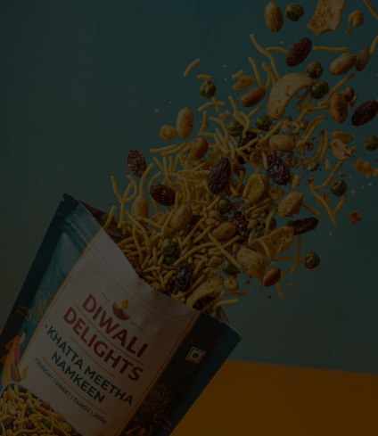 Crunchybite Khatta Meetha Mixture - Handmade Indian Snack - 400g